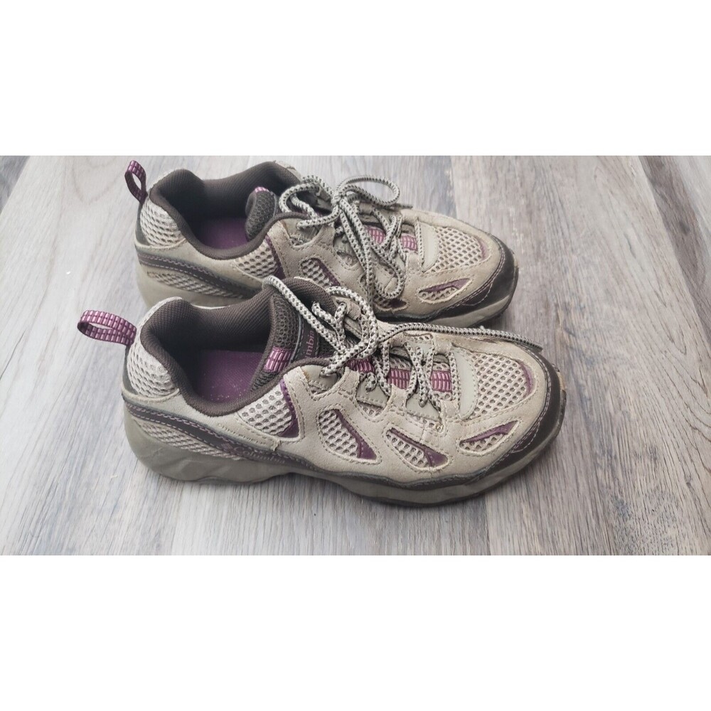 Womens Columbia D-Storm Hiking Trail Shoes BL3564-221 Gray Purple, Sz 6.5